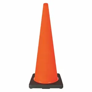 GRAINGER 6FHC1 Traffic Cone, Day or Low Speed Roadway 40 MPH or Less, Non-Reflective, Black Base | CQ7QYD