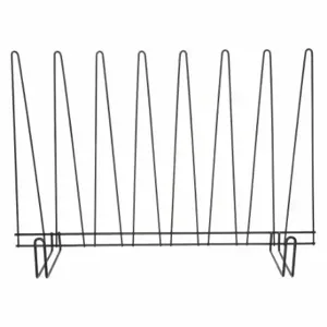 GRAINGER 6GLC5 Glove Drying Rack, 4 Pairs Gloves, Powder-Coated Steel, Black | CP9XPH