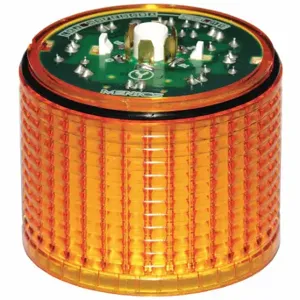 GRAINGER 6JZG2 Tower Light Module Flashing, 24VAC/DC, Amber, Intermittent/Steady, 56 mm Dia, 4, LED | CQ7QRV