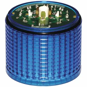 GRAINGER 6JZG4 Tower Light Module Flashing, 24VAC/DC, Blue, Intermittent/Steady, 56 mm Dia, 4, LED | CQ7QRW