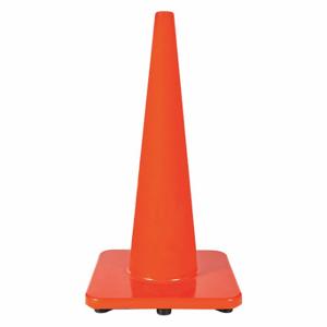 GRAINGER 6VKH0 Traffic Cone, Day or Low Speed Roadway 40 MPH or Less, Non-Reflective, 28 Inch Cone Height | CQ7QXZ