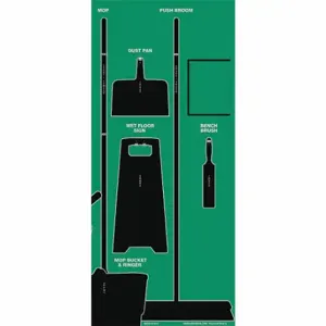 GRAINGER 7 COMBO 9 Shadow Board Combo Kit, 68 Inch Height, 30 Inch Width, 0.236 Inch Depth | CP8XLN 302ZZ3