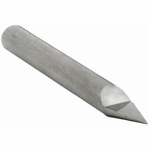 GRAINGER 713-312250 Engraving Tool, Single End, Carbide, Bright, 0.008 Inch Tip Dia | CP9ENN 403D76