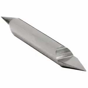 GRAINGER 723-312250 Engraving Tool, Double End, Carbide, Bright, 0.0080 Inch Tip Dia | CP9ENZ 403F37