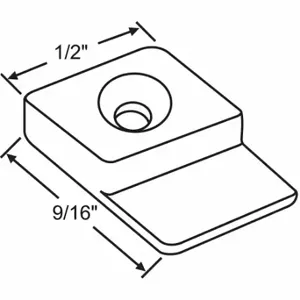 GRAINGER 76-600 Face Guide, Tube Balance, Plastic, Unfinished, 1/2 Inch Length, 9/16 Inch Height | CQ7YMQ 451J04