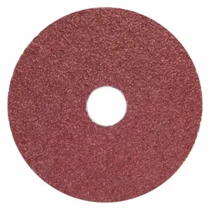 GRAINGER 77696000134 Fiber Disc, 4-1/2 X 7/8 Inch Hole Size, Aluminum Oxide, 80 Grit, 25 PK | CP9HJJ 435Z39