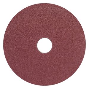 GRAINGER 77696009806 7 Inch Coated Fiber Disc, 7/8 Inch Hole Size, 50 Grit Aluminium Oxide, 25 Pk | CD2NBL 435Z84