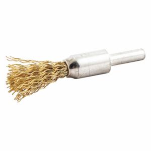 GRAINGER 78072705321 End Brush, 1/2 Inch Brush Dia, 1/4 Inch Abrasive Shank Size, 0.02 Inch Wire Dia | CP9EHX 443N65