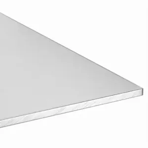 GRAINGER 7811_8_8 Aluminum Plate, 8 Inch Overall Length, 65 Brinell Hardness | CQ6RTG 786DN1