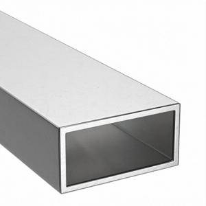 GRAINGER 23355_48_0 Stainless Steel Rectangle Tube 316, 4 Ft Length, 2 Inch Width, 1 Inch Height, Welded, Mill | CQ4BWA 796PR8