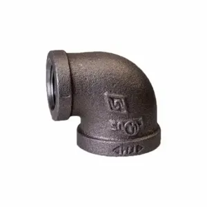 GRAINGER 783Y43 90 Deg. Street Elbow, Malleable Iron, 1 Inch X 3/4 Inch Fitting Pipe Size | CQ7JUQ