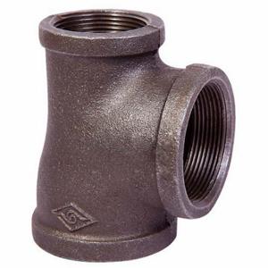 GRAINGER 783Y57 Reducing Tee, Malleable Iron, 1 Inch X 1/4 Inch X 1 Inch Fitting Pipe Size | CQ7KCY