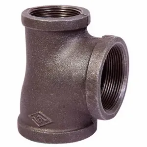 GRAINGER 783Y57 Reducing Tee, Malleable Iron, 1 Inch X 1/4 Inch X 1 Inch Fitting Pipe Size | CQ7KCY