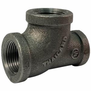 GRAINGER 783Y59 Reducing Tee, Malleable Iron, 1 1/4 Inch X 3/4 Inch X 1 1/4 Inch Fitting Pipe Size | CQ7KCV
