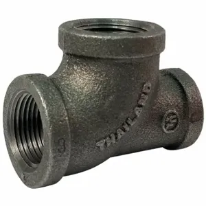 GRAINGER 783Y62 Reducing Tee, Malleable Iron, 1 1/2 Inch X 3/4 Inch X 1 1/2 Inch Fitting Pipe Size | CQ7KCT