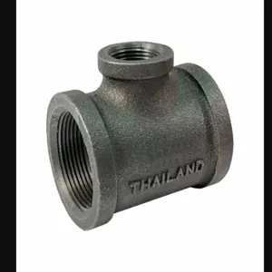 GRAINGER 783Y70 Reducing Tee, Malleable Iron, 3 Inch X 3 Inch X 1 Inch Fitting Pipe Size | CQ7KDE