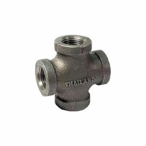 GRAINGER 783Y84 Cross, Malleable Iron, 1/8 Inch X 1/8 Inch X 1/8 Inch X 1/8 Inch Fitting Pipe Size | CQ7JZH