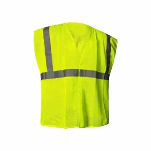 GRAINGER 786F66 High Visibility Vest, ANSI Class 2, U, S, Yellow/Green, Mesh Polyester, Single | CQ2EPD