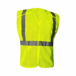 GRAINGER 786F98 High Visibility Vest, ANSI Class 2, U, S, Yellow/Green, Mesh Polyester, Single | CQ2ERU