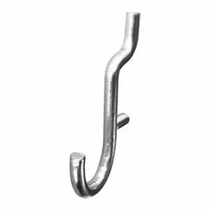 GRAINGER 787CY4 Curved J-Hook, 5/8 Inch Size, 1/4 Inch Peg Hole, Snap-On | CQ4EZG