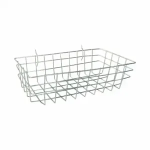 GRAINGER 787CZ0 Wire Basket, 14 Inch Size, 1/4 Inch Peg Hole, Hanging | CQ4FAB