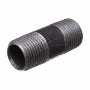 GRAINGER 793EZ2 Rohrnippel aus schwarz beschichtetem Stahl, schwarz beschichteter Stahl, 1 1/4 Zoll Nennrohrgröße | CP7QWE