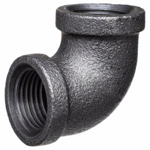 GRAINGER 793FE9 Black-Coated Malleable Iron Pipe Fittings, Malleable Iron | CQ7KLA