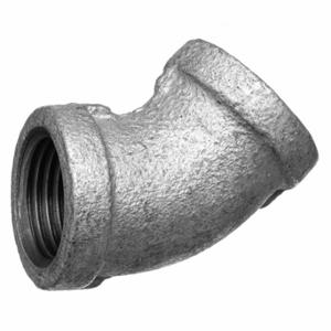 GRAINGER 793FN5 Galvanized Malleable Iron Pipe Fittings, Malleable Iron, 1/2 Inch x 1/2 Inch, BSPT x BSPT | CQ7KNN