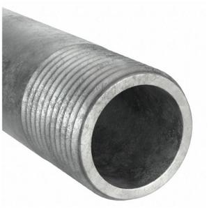GRAINGER 793LU3 Nipple, Galvanized Steel, 1/4 Inch Nominal Pipe Size, 36 Inch Overall Length | CQ7ZHN