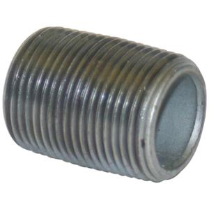 GRAINGER 793LT6 Nipple, Galvanized Steel, 1/4 Inch Nominal Pipe Size, 7/8 Inch Overall Length | CQ7ZHR