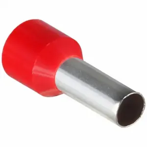 GRAINGER 797UY6 Ferrule, Red, Nylon, 8 AWG 8 AWG Wire Size Range, 100 PK | CP9HHM