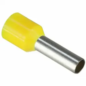 GRAINGER 797UY8 Ferrule, Yellow, Nylon, 100 PK | CP9HHX