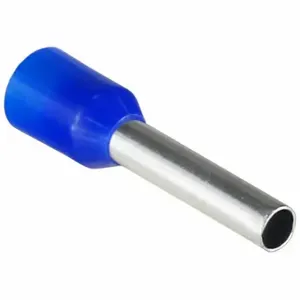 GRAINGER 797UZ3 Ferrule, Blue, Nylon, 14 AWG 14 AWG Wire Size Range, 100 PK | CP9HGZ