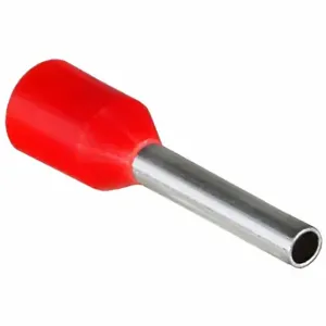 GRAINGER 797V01 Ferrule, Red, Nylon, 18 AWG to 18 AWG Wire Size Range, 100 PK | CP9HHJ