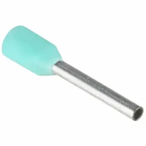 GRAINGER 797V11 Ferrule, Turquoise, Nylon, 22 AWG 22 AWG Wire Size Range, 100 PK | CP9HHQ