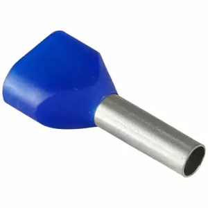 GRAINGER 797V12 Ferrule, Blue, Nylon, 14 AWG 14 AWG Wire Size Range, 100 PK | CP9HGW