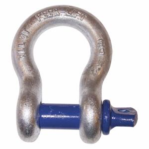 GRAINGER 8059403 Anchor Shackle, Screw Pin, 68000 lb Working Load Limit, 2 3/8 Inch Wd Between Eyes | CQ2MED 400D93