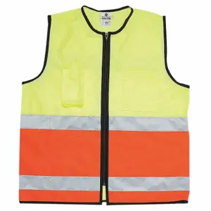 GRAINGER 8068L-XL-2X Ems SVest, SVest Ansi Class Class 2, Green, Polyester, 2Xl Vest Size | CQ3YBW 9XHR0