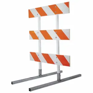 GRAINGER 80BAREFT01 Square Barricade Feet, 8 Inch Ht, 8 In, Non-Reflective, 2 Inch Width, 10 Lb Wt | CQ7QVJ 8GNF6