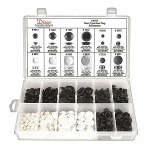 GRAINGER 8165 Flush Type Hole Plug Assortment 349 Pc | AG9CCL 12T304