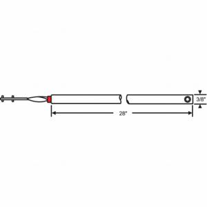 GRAINGER 83-28R Tube Balance, Tilt Window, Steel, Unfinished, 28 Inch Length, 3/8 Inch Heightt | CQ7YNV 451H70
