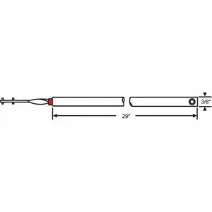 GRAINGER 83-29R Tube Balance, Tilt Window, Steel, Unfinished, 30 Inch Length, 3/8 Inch Heightt | CQ7YNX 451H71