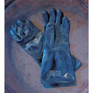 GRAINGER 9PX18 Chemical Resistant Glove, 14 mil Thick, 14 Inch Length, S Size, 1 Pair | CP9RVB