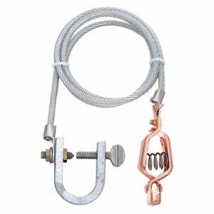 GRAINGER 9DGP2 Bonding and Grounding Wire, Bonding and Grounding Wire, Alligator Clip/C-Clamp | CP7RUX