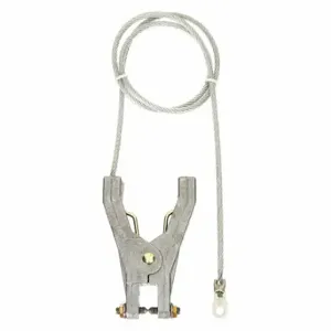 GRAINGER 9KZZ3 Bonding and Grounding Wire, Bonding and Grounding Wire, Hand Clamp/Terminal, 3 ft | CP7RVD