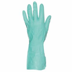 GRAINGER 8ZDT5 Chemikalienbeständiger Handschuh, 11 mil dick, 13 Zoll Länge, 10 Größe, grün, 1 Paar | CP9RVA