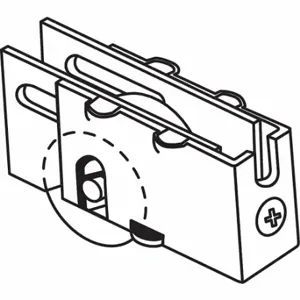 GRAINGER 9-273 Roller Assembly, Roller, Steel, Unfinished, 2 1/2 Inch Length, 1 5/16 Inch Width | CP9YNX 451H53