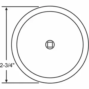 GRAINGER 900-10221 Closet Door Back Plate | CP9CUW 448R55