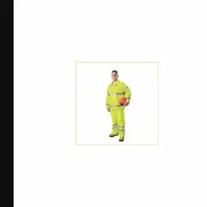 GRAINGER 9665 2X-3X Rain Suit, Ansi Class 3, 3Xl, U, Pvc, Zipper, 4 Pockets | CQ2EKX 3ZDV9