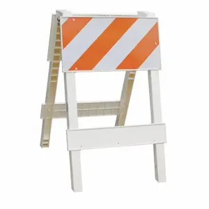 GRAINGER 97-12-002-44 Type 2 Modular Barricade, 45 Inch Overall Height, 24 Inch x 45 Inch, Engineer, Reflective | CQ7QVU 3UTY4